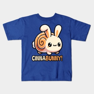 Cinnabunny! Cute Cinnamon Roll Bunny Rabbit Pun Kids T-Shirt